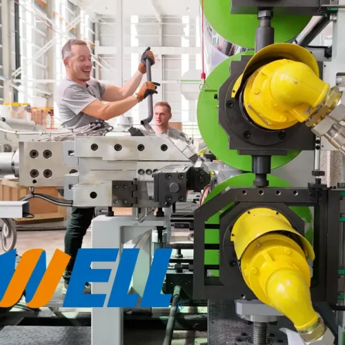 JWELL PP PE ABS PVC Thick Plate Production Line 3